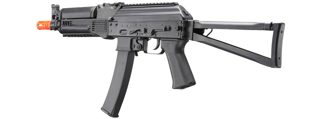 Kalashnikov USA Licensed KR-9 SBR Airsoft AEG Rifle (Color: Black) - Click Image to Close