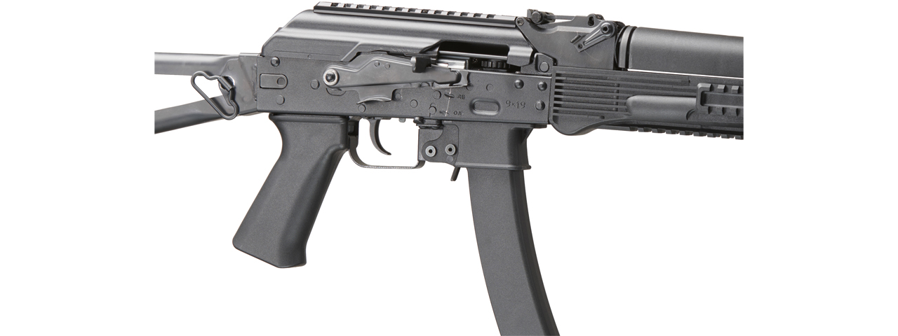 Kalashnikov USA Licensed KR-9 SBR Airsoft AEG Rifle (Color: Black) - Click Image to Close