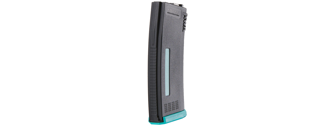 KWA MS120 Midnight Mint AEG Mid-Cap Magazines (Pack of 3) - Click Image to Close