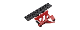 Laylax Aluminum Custom Neo Scope Mount Base for Tokyo Marui Hi-Capa 5.1 & 4.3 Series GBB Pistols (Color: Crimson Red)