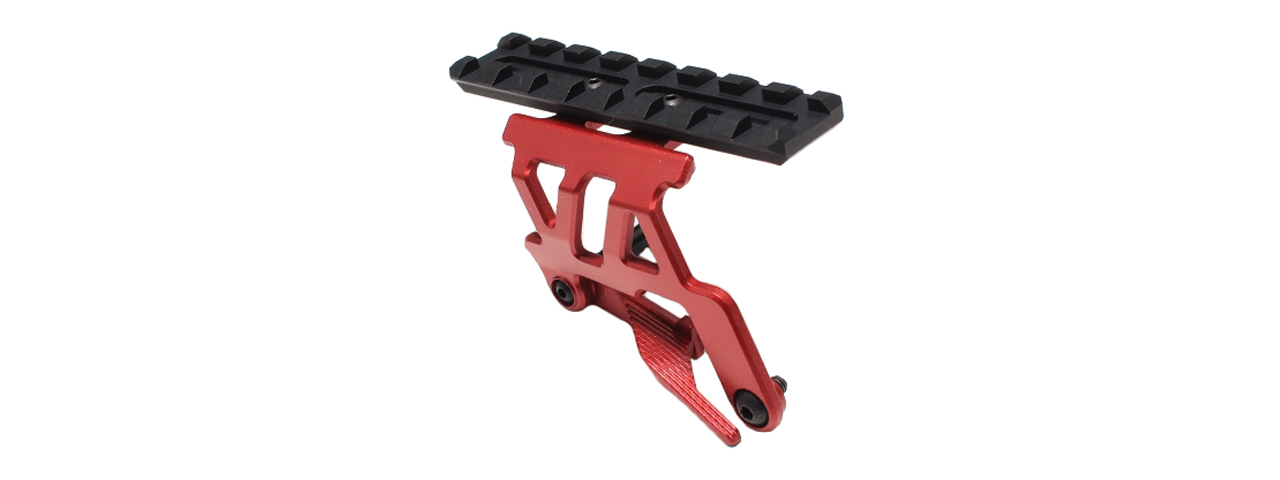 Laylax Aluminum Custom Neo Scope Mount Base for Tokyo Marui Hi-Capa 5.1 & 4.3 Series GBB Pistols (Color: Crimson Red)