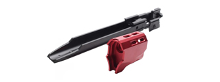 Laylax Hi-Capa Custom Lower Frame "R" Edge 5.1 & Compensator Set (Color: Crimson Red)