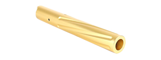 Laylax Aluminum Hi-Capa 5.1 Fluted Outer Barrel (Color: Gold)