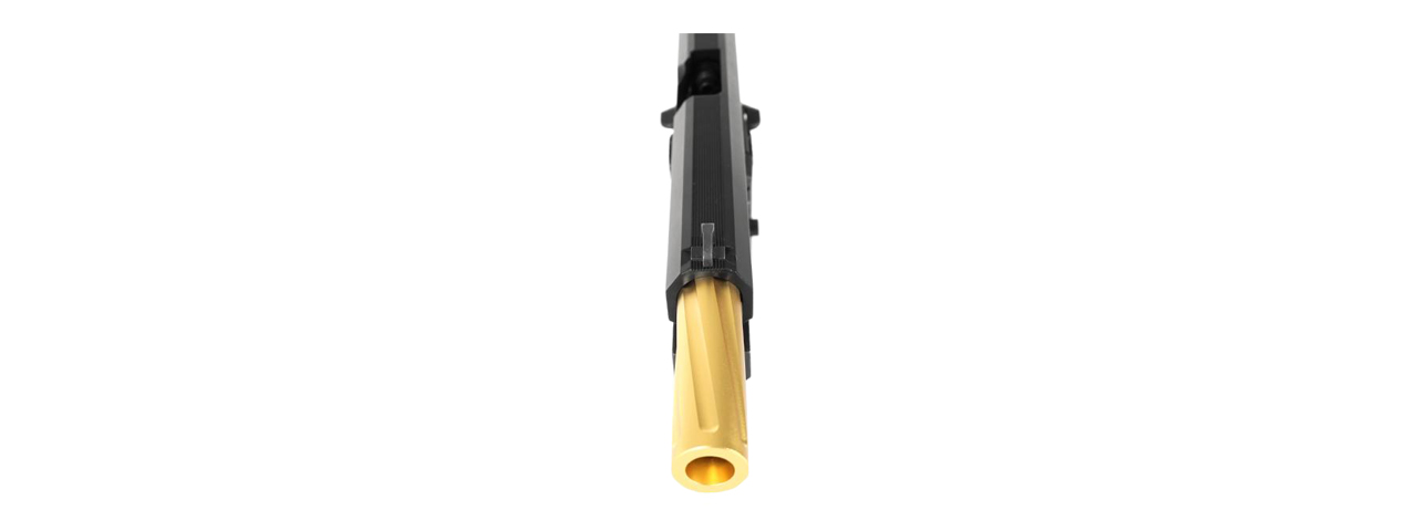 Laylax Aluminum Hi-Capa 5.1 Fluted Outer Barrel (Color: Gold)