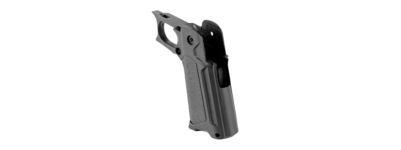 Laylax Nine Ball Custom Slim R Grip for Hi-Capa Gas Blowback Airsoft Pistols (Color: Black) - Click Image to Close