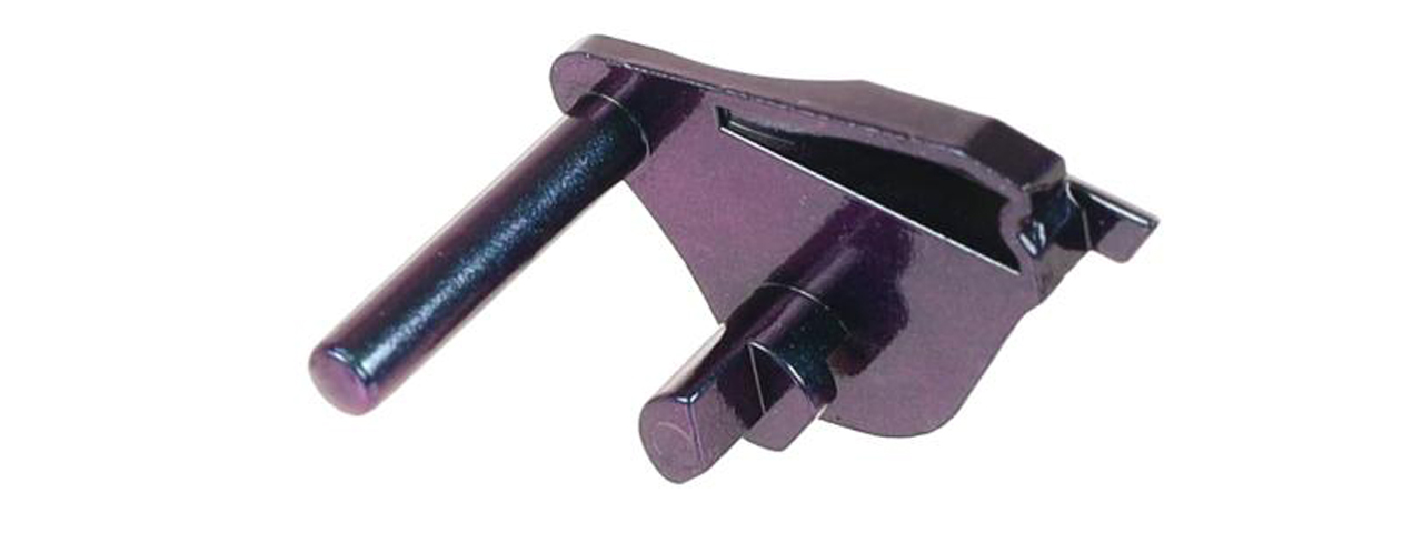 Laylax Zanshin Custom Single Safety Lever for Hi-Capa GBB Airsoft Pistols (Color: Murasaki Purple)