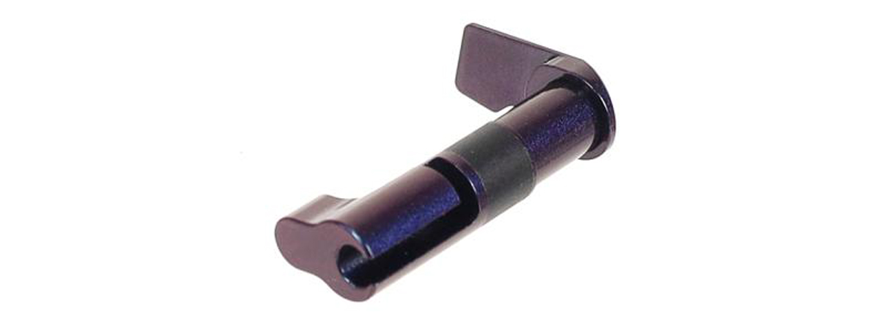 Laylax Zanshin Custom Magazine Catch for Hi-Capa GBB Airsoft Pistols (Color: Murasaki Purple)