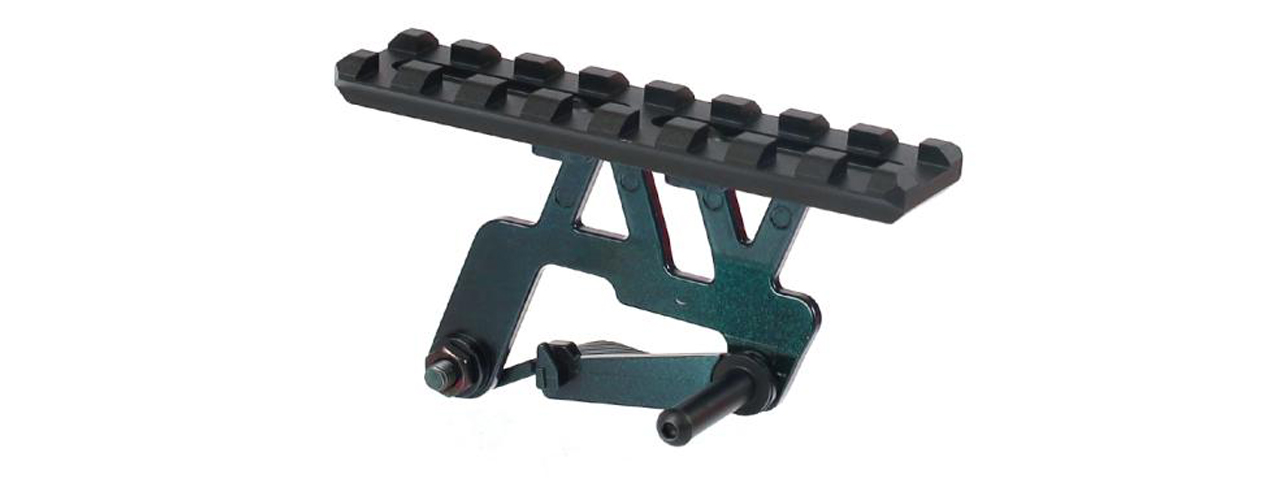 Laylax Aluminum Zanshin Scope Mount Base for Tokyo Marui Hi-Capa 5.1 & 4.3 Series GBB Pistols (Color: Midori Green)