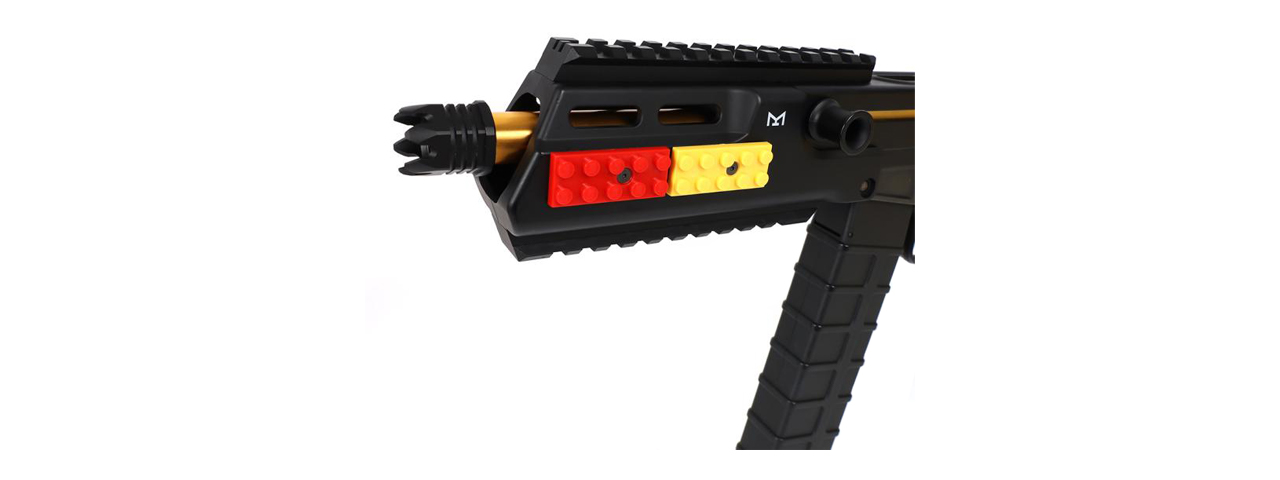 Laylax Block M-LOK Rail Cover Set (Color: Yellow) - Click Image to Close