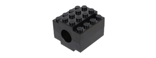 Laylax Block Series 14mm CCW Flash Hider (Color: Black)