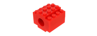 Laylax Block Series 14mm CCW Flash Hider (Color: Red)