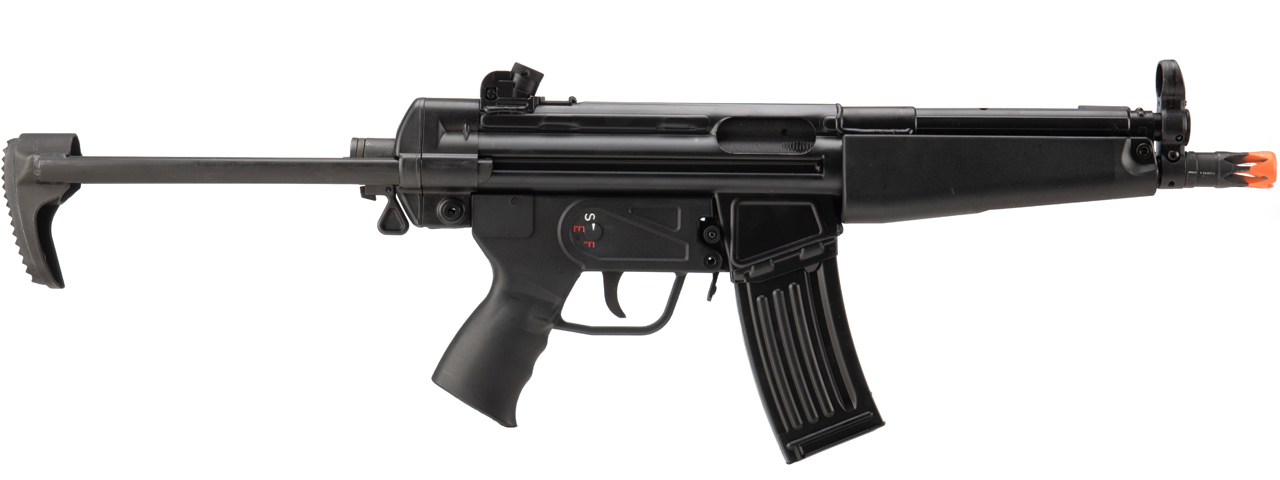 LCT LK-53A3 Full Metal Airsoft AEG w/ PDW Style Stock (Color: Black) - Click Image to Close