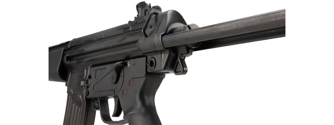 LCT LK-53A3 Full Metal Electric Blowback Airsoft AEG w/ PDW Style Stock (Color: Black) - Click Image to Close