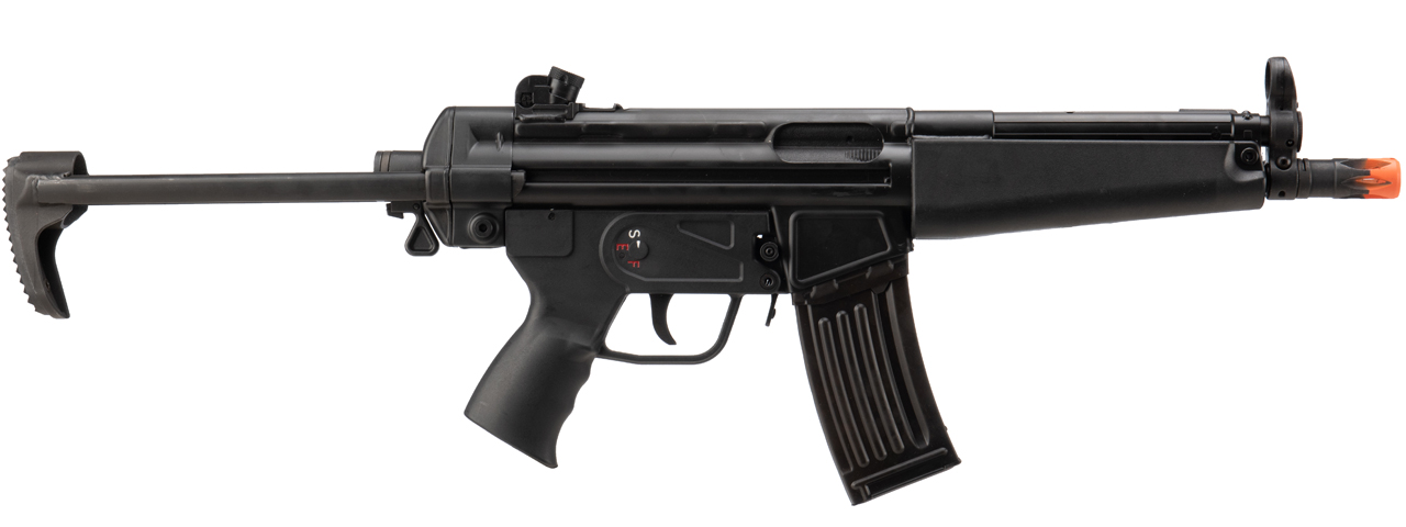 LCT LK-53A3 Full Metal Electric Blowback Airsoft AEG w/ PDW Style Stock (Color: Black) - Click Image to Close