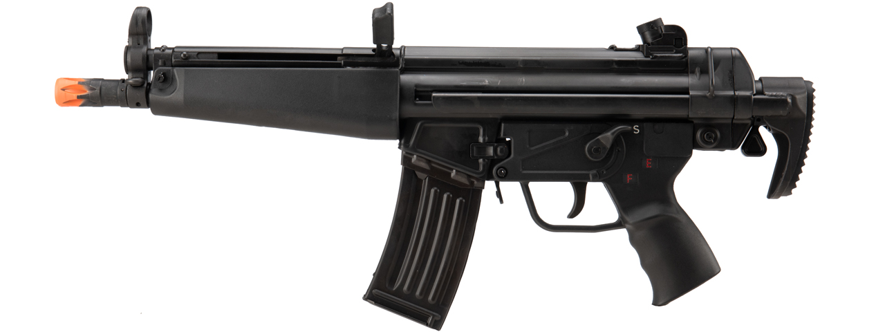 LCT LK-53A3 Full Metal Electric Blowback Airsoft AEG w/ PDW Style Stock (Color: Black) - Click Image to Close