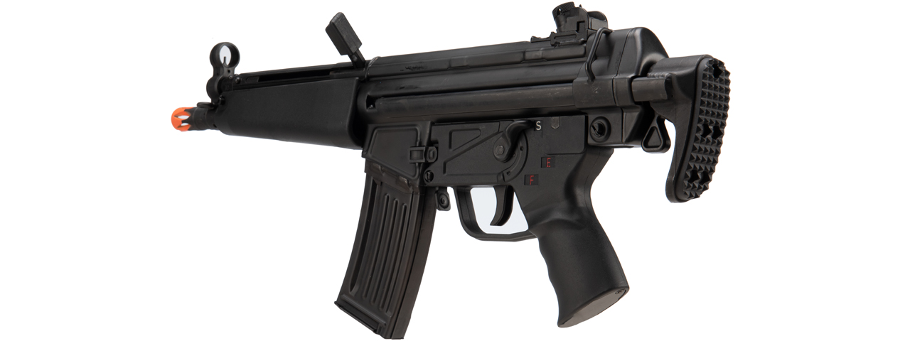 LCT LK-53A3 Full Metal Electric Blowback Airsoft AEG w/ PDW Style Stock (Color: Black) - Click Image to Close