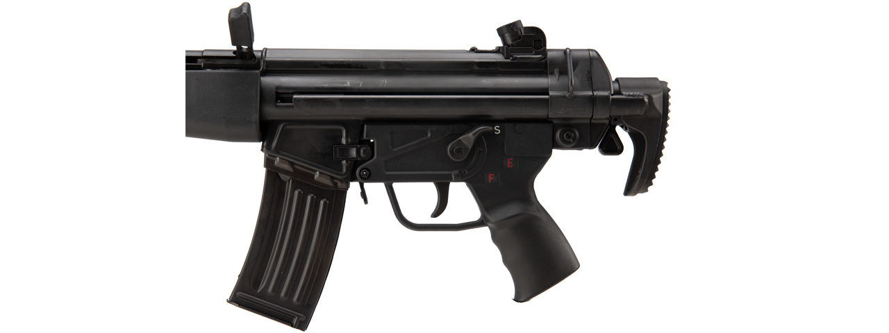 LCT LK-53A3 Full Metal Electric Blowback Airsoft AEG w/ PDW Style Stock (Color: Black) - Click Image to Close