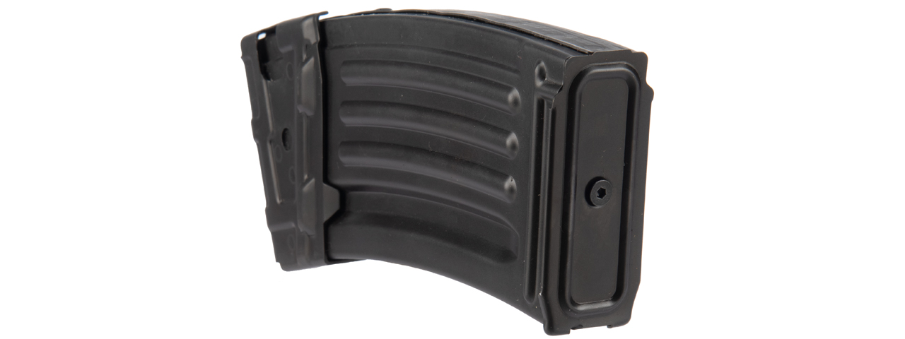 LCT 100 Round Metal Mid-Cap Magazine for LK-33 Series Airsoft AEGs (Color: Black) - Click Image to Close