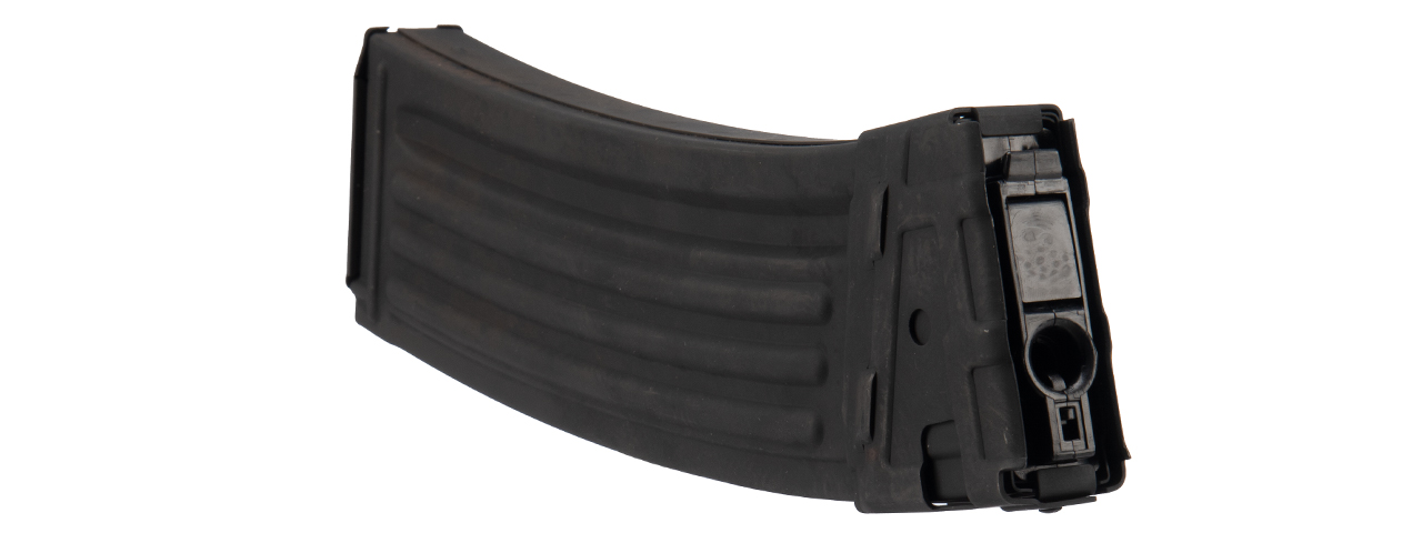 LCT 600 Round Metal Hi-Cap Magazine for LK-33 Series Airsoft AEGs (Color: Black) - Click Image to Close