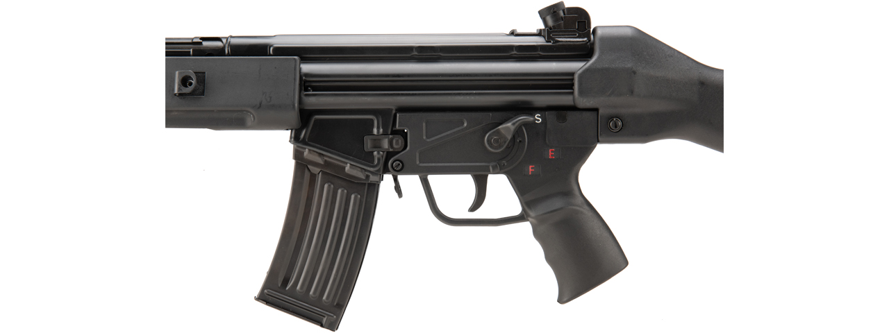 LCT LK-33 A2 Full Metal Airsoft AEG w/ Electric Blowback Feature (Color: Black) - Click Image to Close