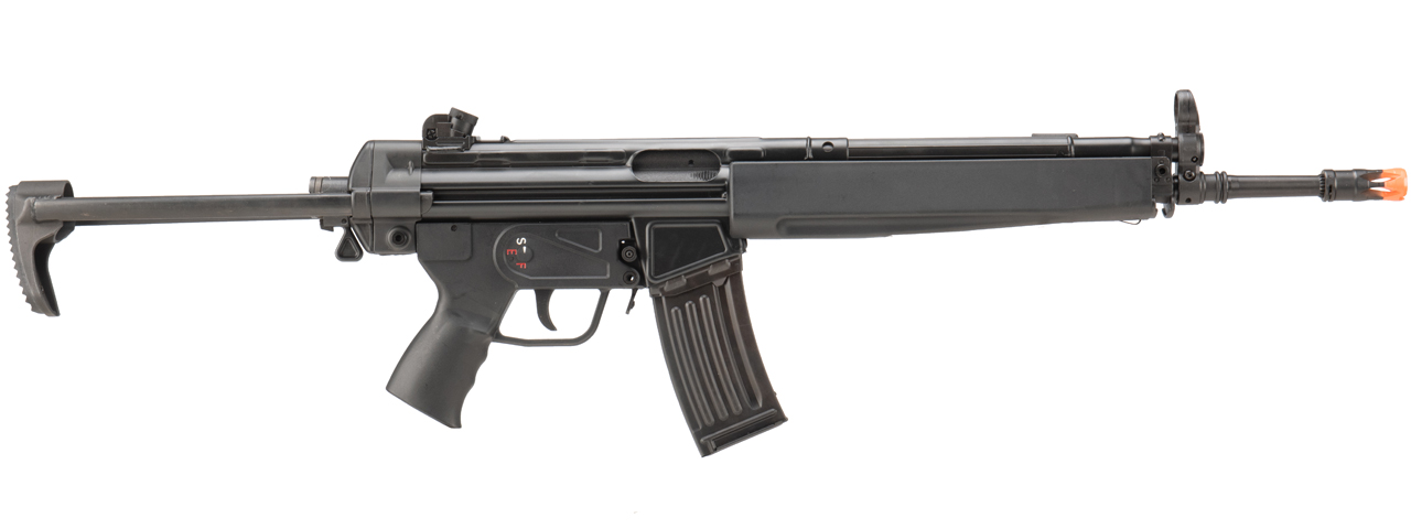 LCT LK-33 A3 Full Metal Airsoft AEG w/ PDW Style Stock (Color: Black) - Click Image to Close