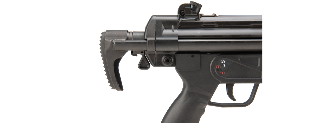 LCT LK-33 A3 Full Metal Electric Blowback Airsoft AEG w/ PDW Style Stock (Color: Black) - Click Image to Close