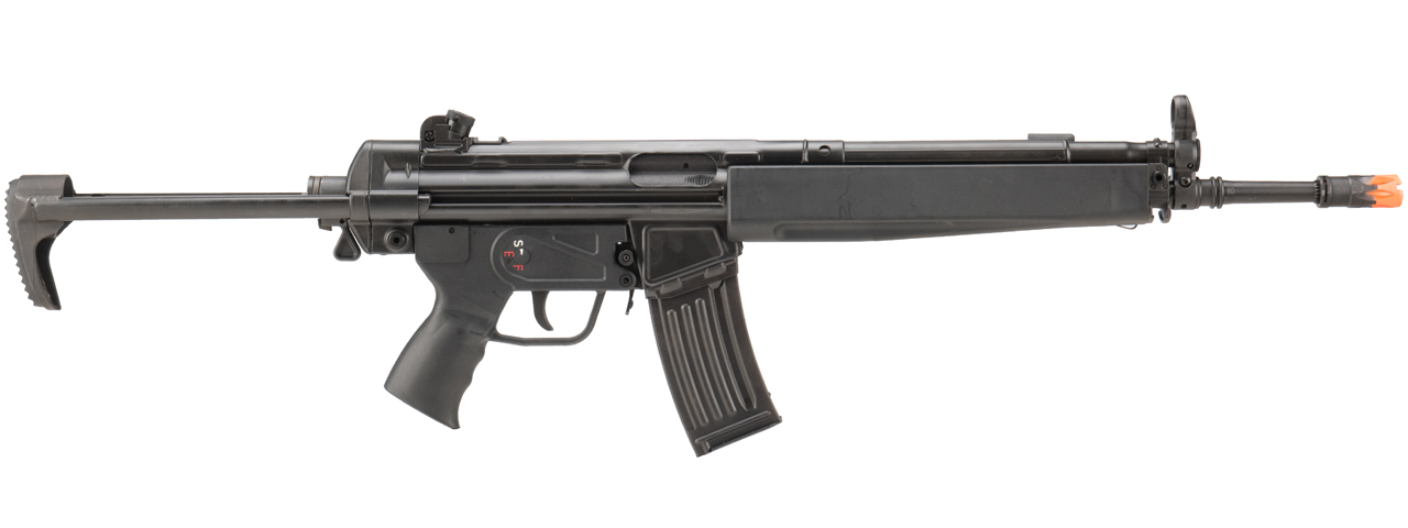 LCT LK-33 A3 Full Metal Electric Blowback Airsoft AEG w/ PDW Style Stock (Color: Black) - Click Image to Close