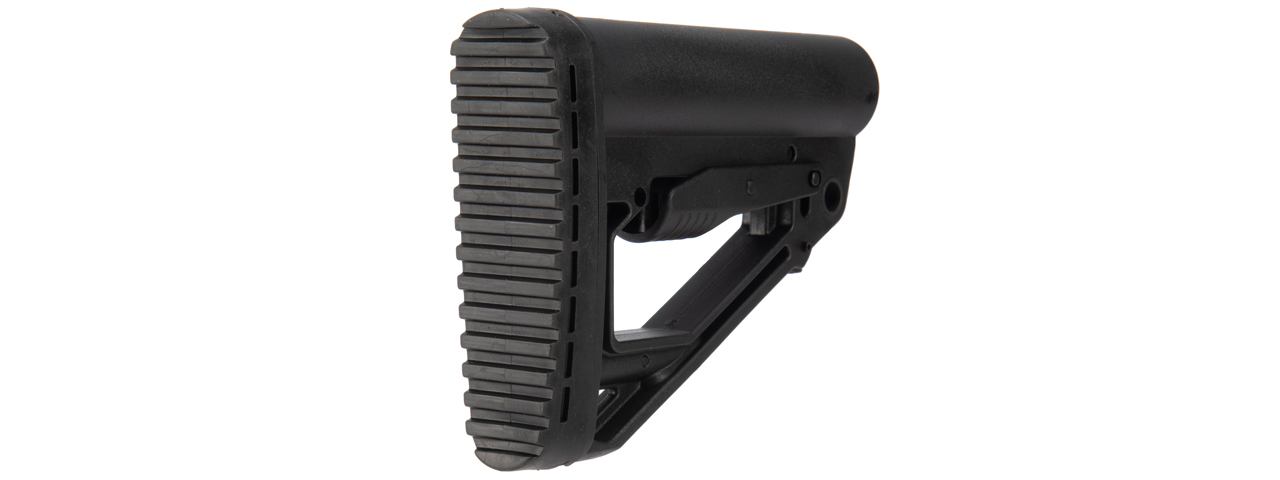 LCT Tactical Adjustable Buttstock for M4 Buffer Tubes (Color: Black) - Click Image to Close