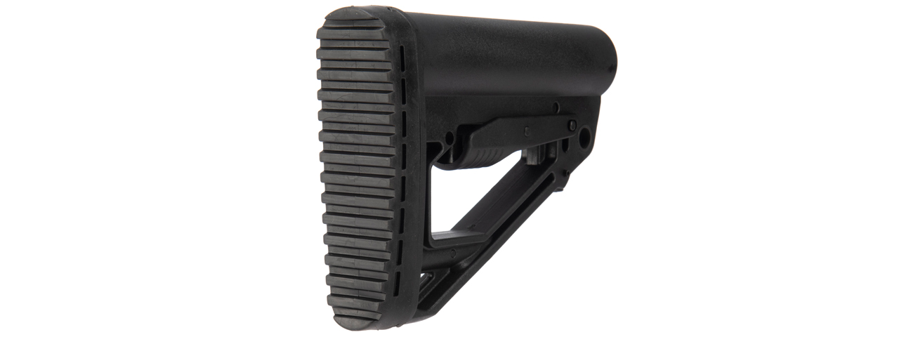 LCT Tactical Adjustable Buttstock for M4 Buffer Tubes (Color: Black)