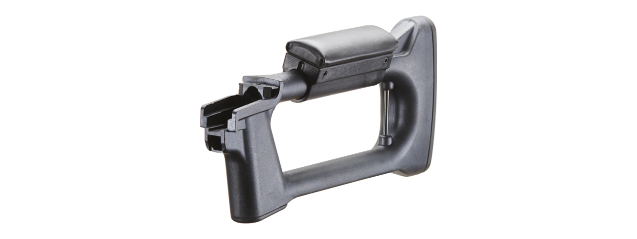 LCT Airsoft SVD Polymer Fixed Stock with Cheek Rest (Color: Black)