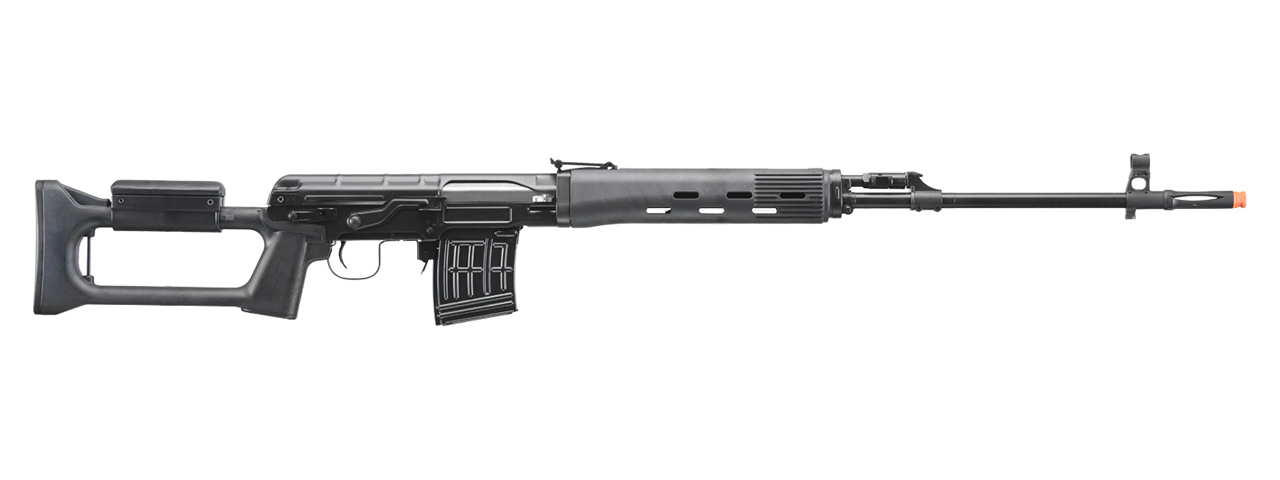 LCT SVD Dragunov Electric Airsoft Sniper Rifle (Color: Black)