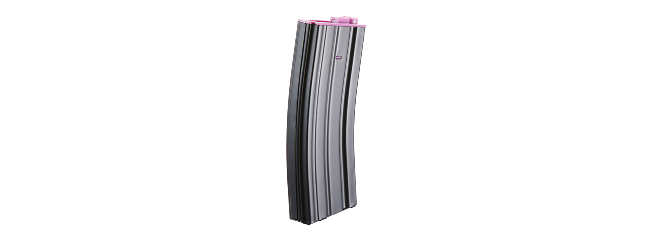 Lancer Tactical Metal Gen 2 300 Round High Capacity Airsoft Magazine for M4/M16 (Color: Black & Purple) - Click Image to Close