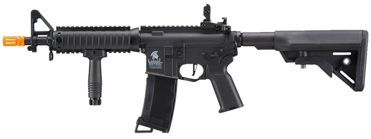 Lancer Tactical Gen 3 MK18 MOD 0 Field M4 Airsoft AEG Rifle (Color: Black) - Click Image to Close