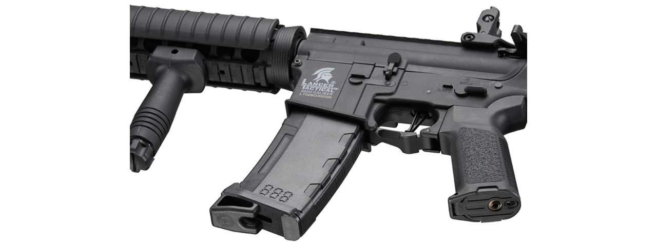 Lancer Tactical Gen 3 MK18 MOD 0 Field M4 Airsoft AEG Rifle (Color: Black) - Click Image to Close