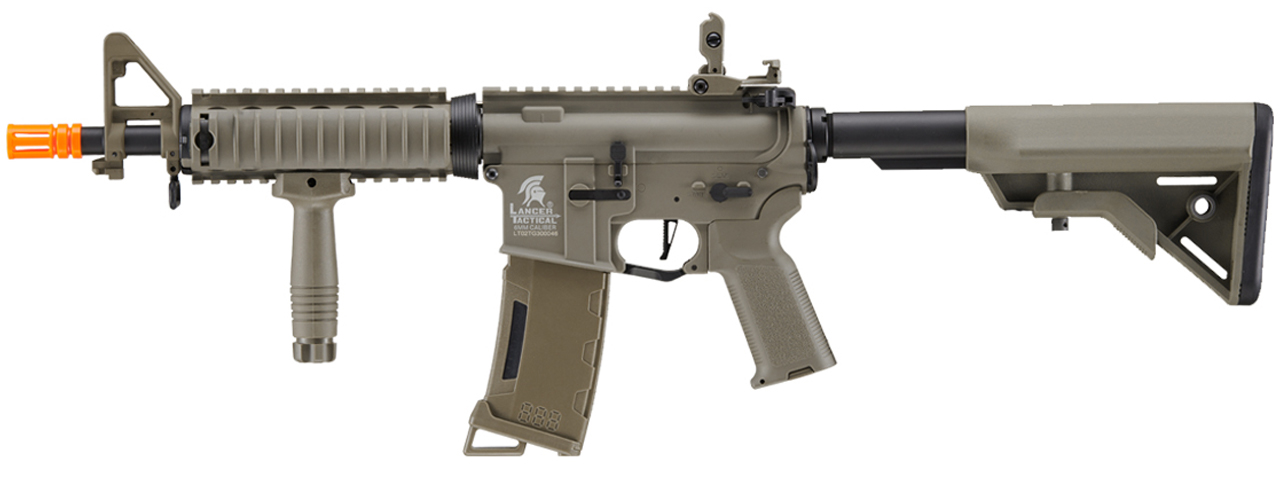 Lancer Tactical Gen 3 MK18 MOD 0 Field M4 Airsoft AEG Rifle (Color: Tan) - Click Image to Close
