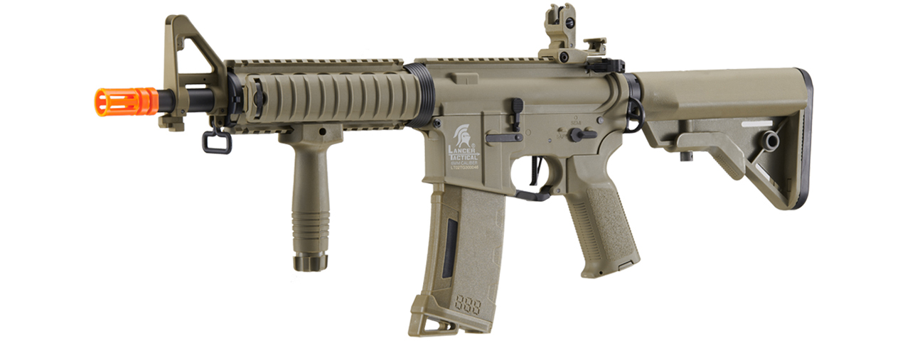 Lancer Tactical Gen 3 MK18 MOD 0 Field M4 Airsoft AEG Rifle (Color: Tan) - Click Image to Close