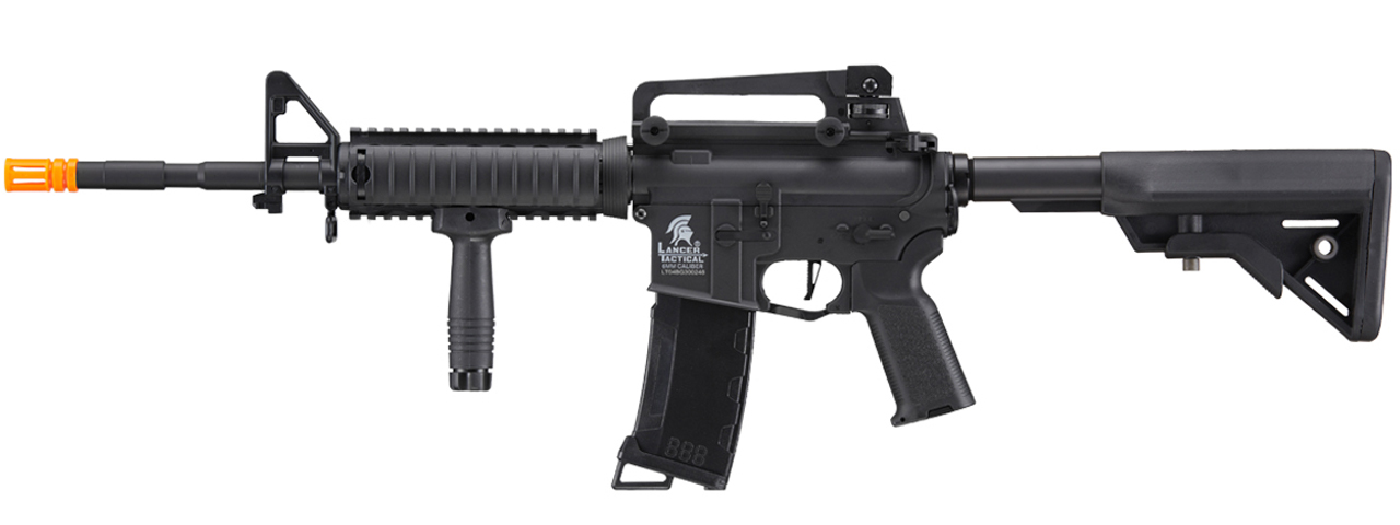 Lancer Tactical Gen 3 M4 SopMod Airsoft AEG Rifle (Color: Black)