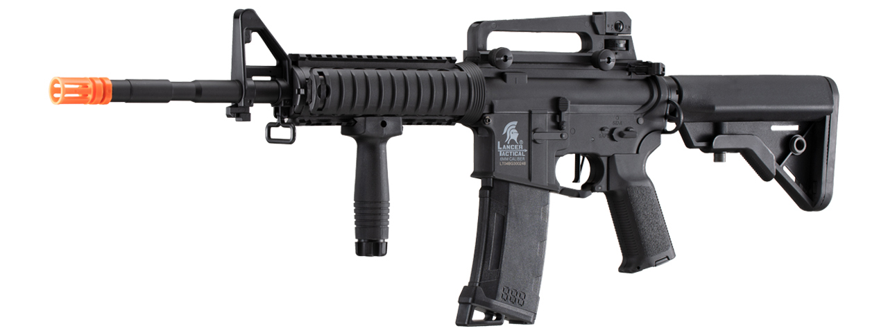 Lancer Tactical Gen 3 M4 SopMod Airsoft AEG Rifle (Color: Black)