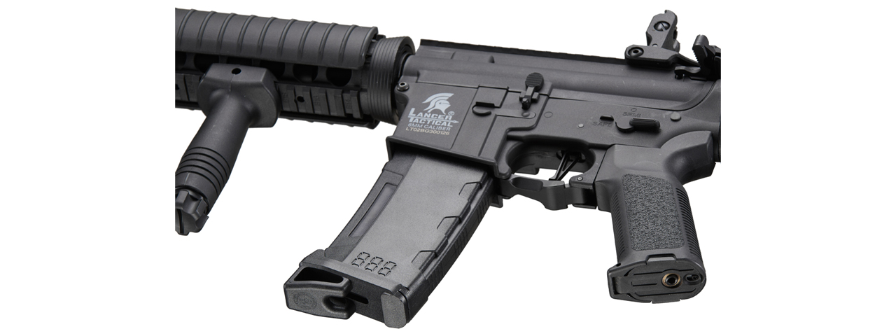 Lancer Tactical Gen 3 M4 SopMod Airsoft AEG Rifle (Color: Black) - Click Image to Close