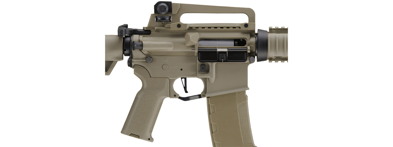 Lancer Tactical Gen 3 M4 SopMod Airsoft AEG Rifle (Color: Dark Earth) - Click Image to Close