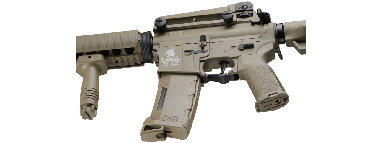 Lancer Tactical Gen 3 M4 SopMod Airsoft AEG Rifle (Color: Dark Earth)