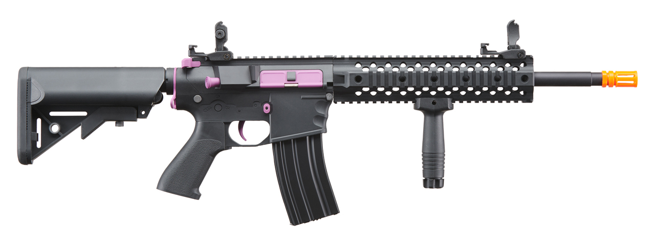 Lancer Tactical Gen 2 M4 Evo Airsoft AEG Rifle (Color: Black / Purple)