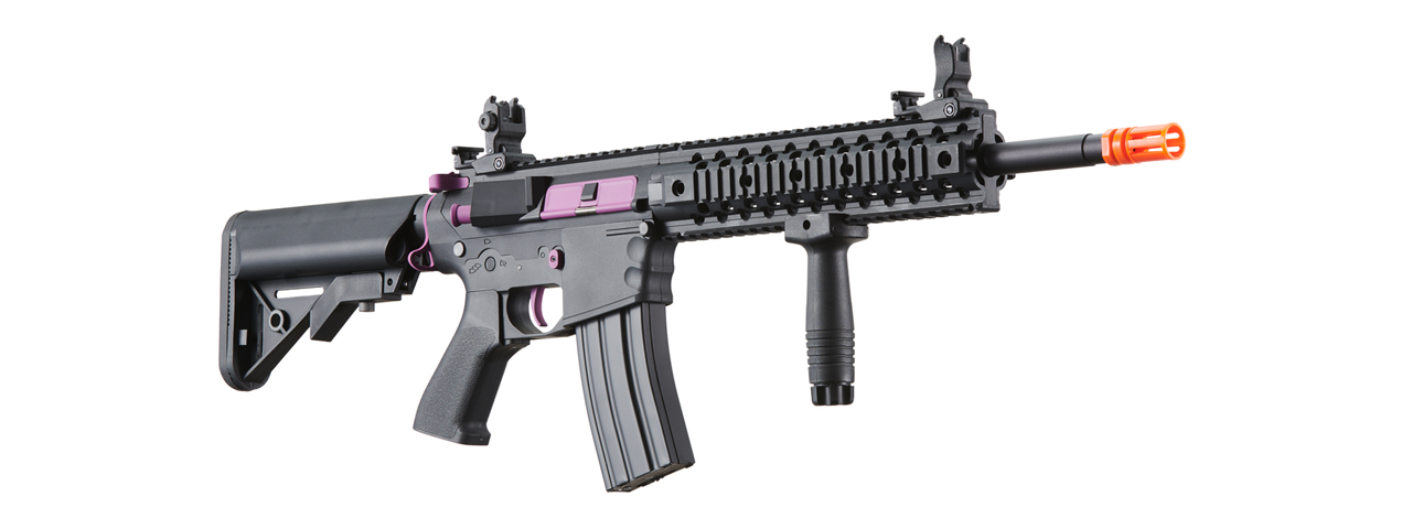 Lancer Tactical Gen 2 M4 Evo Airsoft AEG Rifle (Color: Black / Purple)