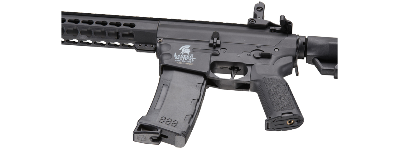 Lancer Tactical Gen 3 Keymod M4 Evo AEG Airsoft Rifle (Color: Black) - Click Image to Close