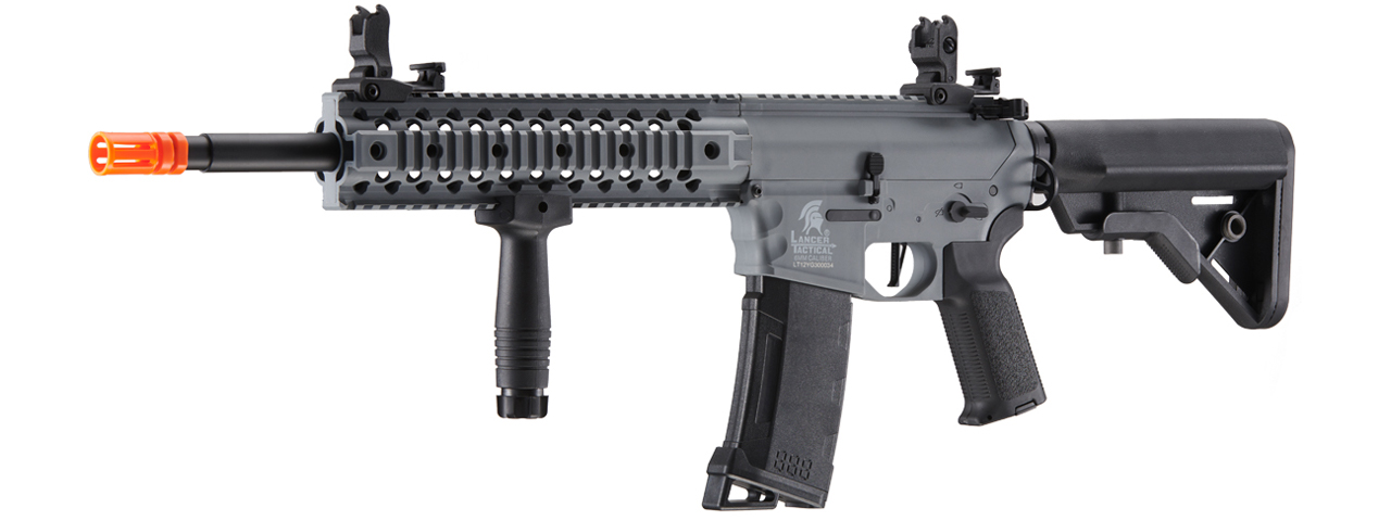 Lancer Tactical Gen 3 10" M4 Evo RIS Airsoft AEG (Color: Gray) - Click Image to Close