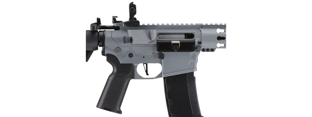 Lancer Tactical Gen 3 Keymod M4 Evo AEG Airsoft Rifle (Color: Gray) - Click Image to Close