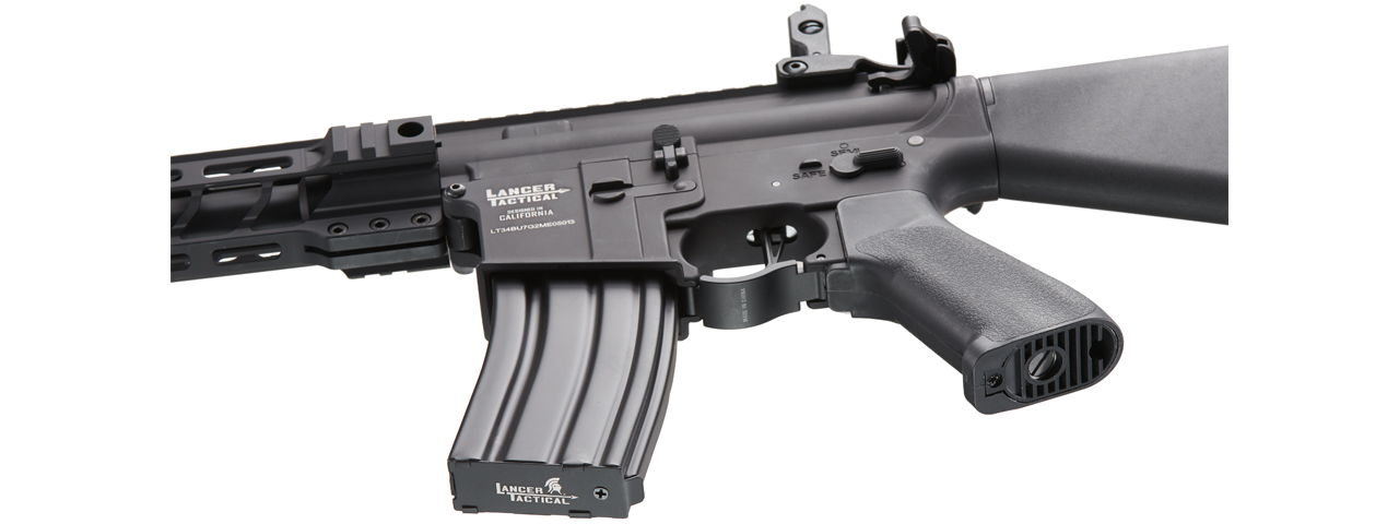 Lancer Tactical Proline 7" KeyMod Airsoft AEG Rifle w/ Stubby Stock (Color: Black)