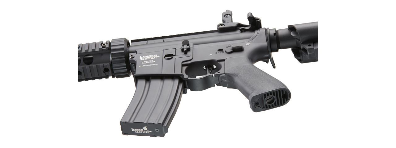 Lancer Tactical Proline Gen 2 M4 SD Carbine Airsoft AEG Rifle with Mock Suppressor (Color: Black)