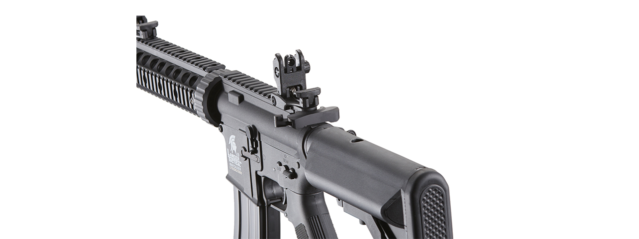 Lancer Tactical Gen 2 10" M4 SD Carbine Airsoft AEG Rifle with Mock Suppressor (Color: Black)