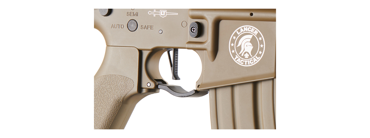 Lancer Tactical M4 SD 7" ProLine AEG with Mock Suppressor (Tan)